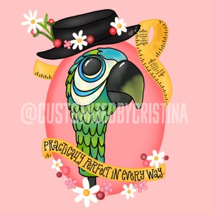 Parrot Umbrella Inspired Print