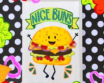 Nice Buns Wooden Sign