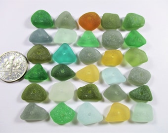 ECHT ZEEGLAS 13mm Flawless Beads 30 Green Blue Seafoam Grey Honey Center Hole Real Surf Tumbled Natural Beach Seaglass Sieraden C 568