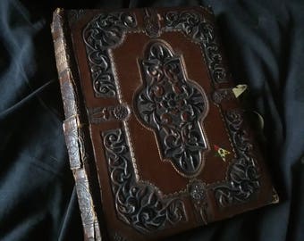 Antique Order of the Eastern Star 'Personal Portfolio' embossed folder book