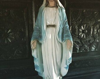 Ceramic Virgin Mary | Etsy