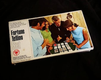 1960's Cartomancy fortune telling card deck set from West Germany