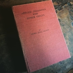 Applied Theosophy and Other Essays 1970&#39;s theosophical hardcover occult book
