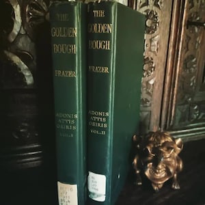 The Golden Bough: Adonis Attis Osiris Von Sir James George Frazer 1966 komplettes Hardcover-Buchset mit 2 Bänden