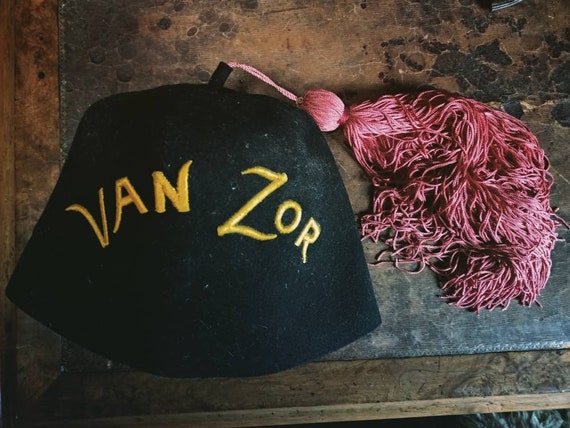 ON SALE Fantastic vintage wool and leather