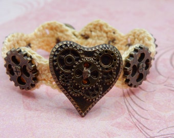 Steampunk Bracelet Crochet