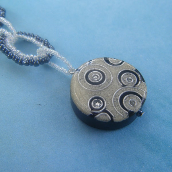 Monochrome Circles Necklace