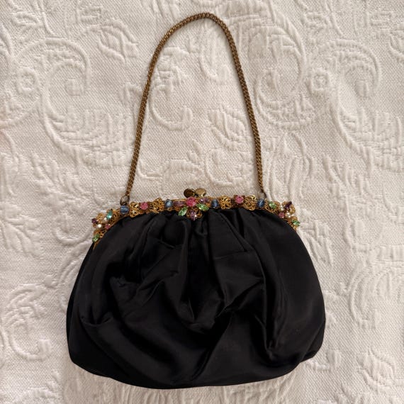 Vintage 1940s Jeweled Handbag