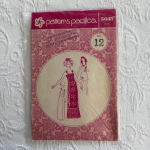 Patterns Pacifica Dress Pattern # 3041 circa 1970s