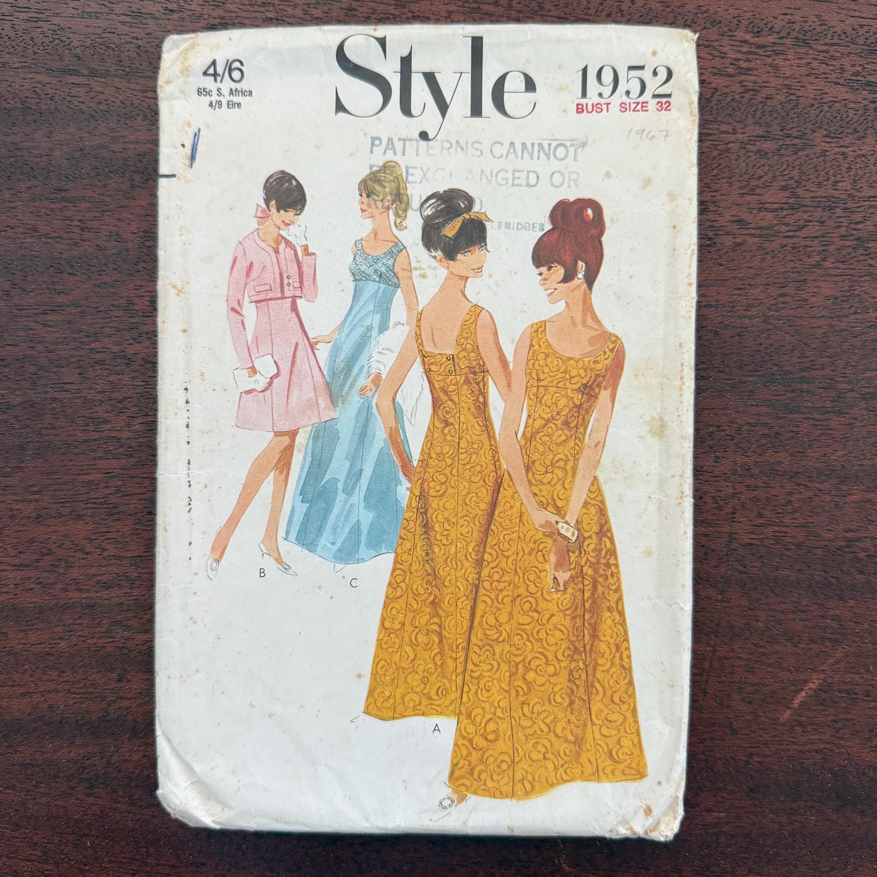 1952 Fashion Dress - Etsy