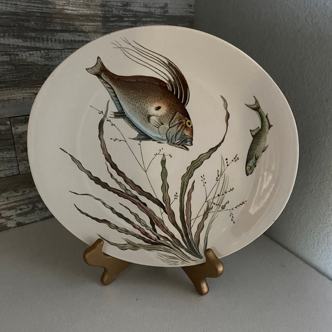 Johnson Brothers FISH Plate CREAM Etsy