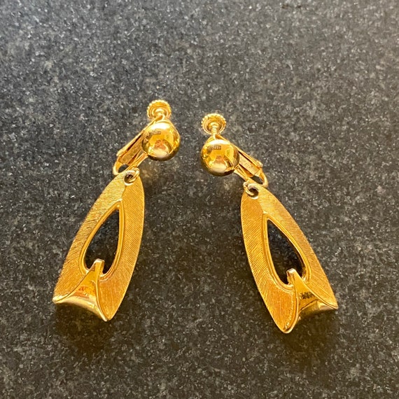 Vendome Gold Tone Clip on Earrings - Etsy