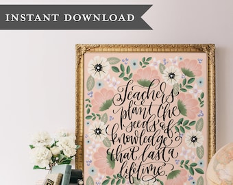 Hand lettered residence decor and items through PrintableWisdom upon Etsy image relating to Printable Wisdom titled Hand lettered house decor and items by way of PrintableWisdom upon Etsy