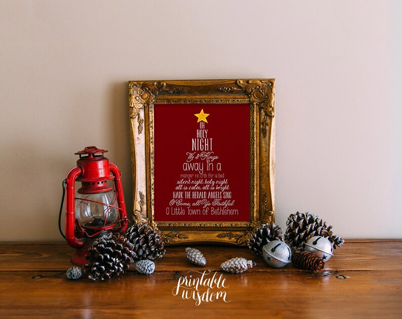 Christmas Subway Art Printable