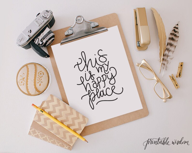 Printable Wisdom Quote Wall Art Print Hand Lettered Print Wall Etsy