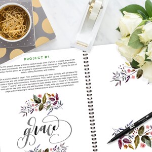 Brush Calligraphy Starter Kit Printable Wisdom Learn No Fuss | Etsy
