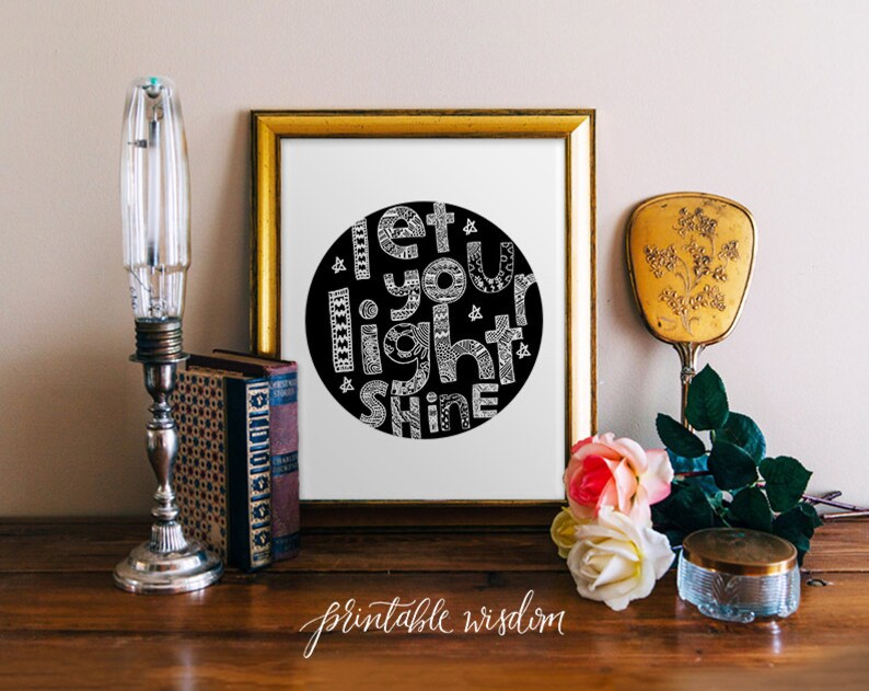 Nursery Quote Art Print wall decor children's room Etsy