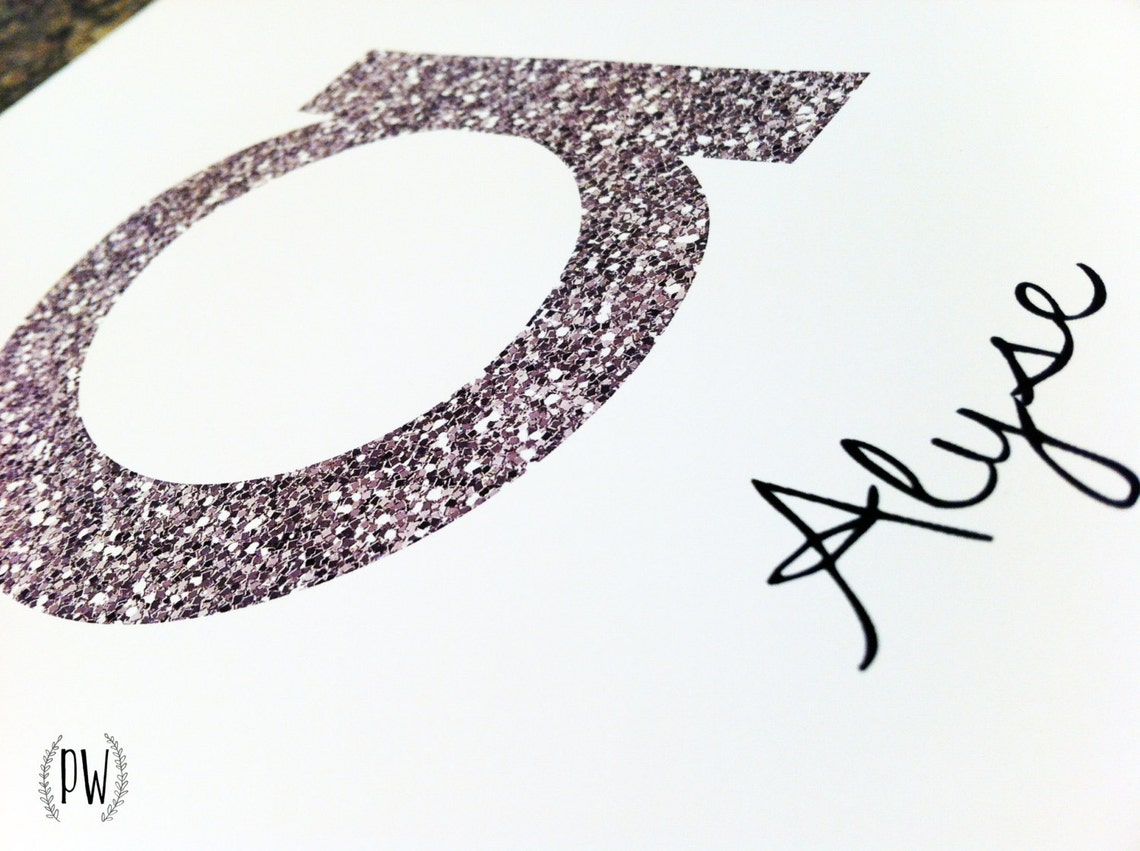 Nursery Letter Art Print Baby Girl Wall Decor Nursery Etsy