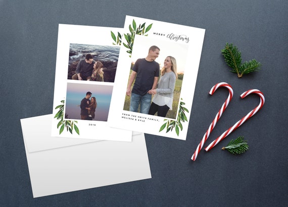 double sided holiday cards