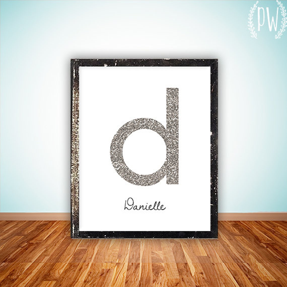 Nursery Letter Art Print Baby Girl Wall Decor Nursery Etsy