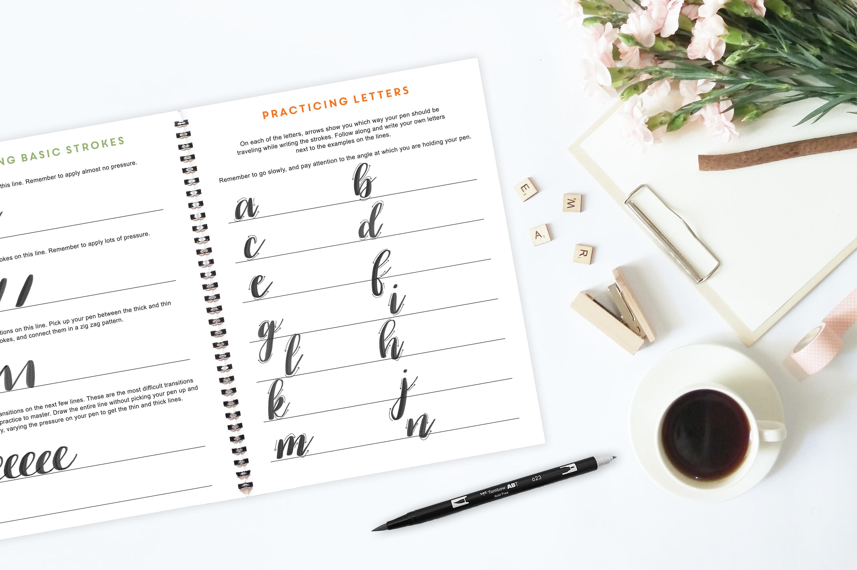 Brush Calligraphy Starter Kit Printable Wisdom Learn No Fuss | Etsy