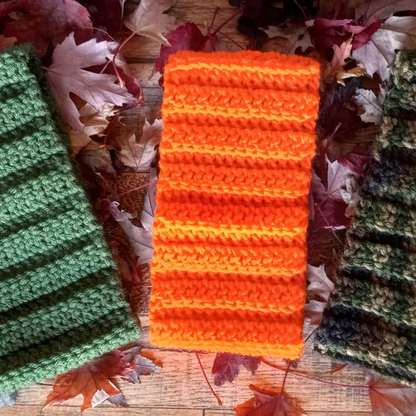 Crochet Neck Warmers, Cowls, Choose Your Color, Unisex, Men's Cowls, Handmade