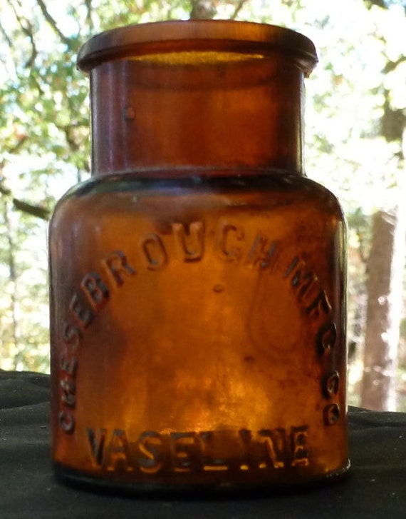 AMBER MEDICINE Bottlevaseline Jarcork Toporange Amberprivy Etsy