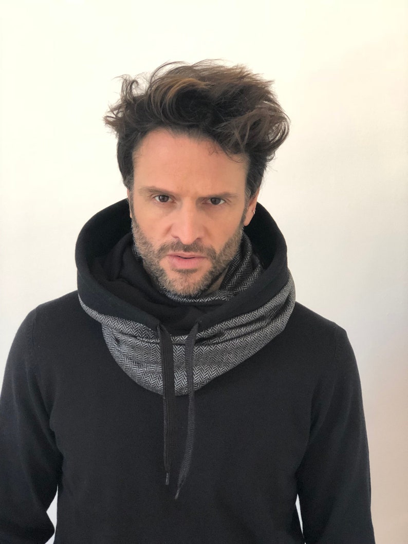 Infinity Men Scarf Infinity Women Scarft Loop Scarf Men Etsy