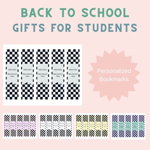 BACK TO SCHOOL Gifts. Bookmarks. Teacher Kids Gift. Classroom Gifts.  First Day Of School Gift. Gift to Student. Book Club Party Favors