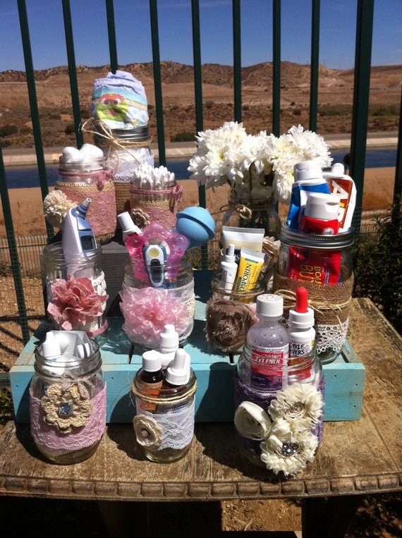 Items similar to MASON JAR STORAGEContainers For Baby Accessories