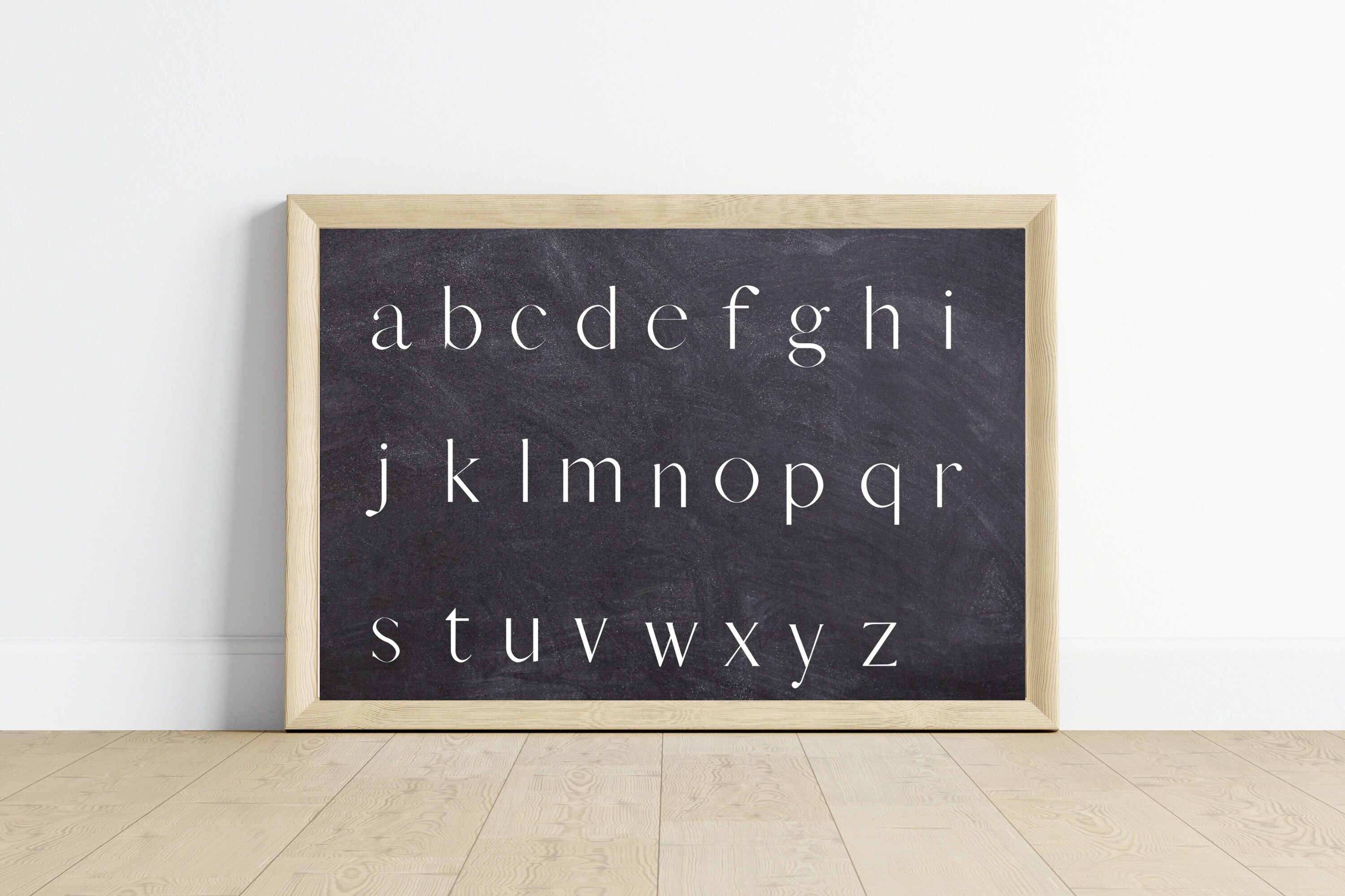 Grammar Poster, ABC List, Educational Wall Art, Kid Alphabet Print ...