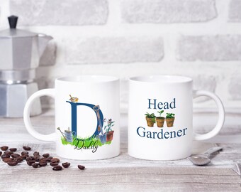 Gardeners mug, Gardening lovers mug - birthday gift, fathers day, grandad mug gift, nanny mug gift