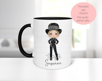 Police Officer Mug, Policewoman Mug, Police Gift, Police officer mug, Mug for policewoman, Police Lady, Gift for Policewoman