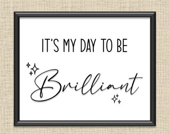 Brilliant Lyric Printable Wall Art 8x10