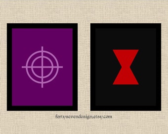 Marvel Avengers Inspired Minimal Printable Wall Art ADD-ON