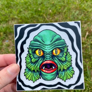 Creature from the Black Lagoon 3 Inch Vinyl Sticker