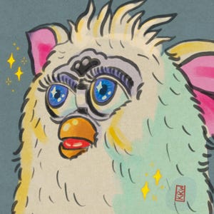 Ethereal Furby Kunstdruck