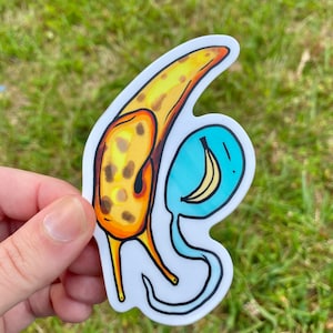 Banana Slug 3 Inch Vinyl Sticker