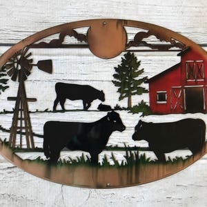 Cattle Metal Sign, Cow Metal Sign, Farm Metal Sign, Ranch Metal Sign