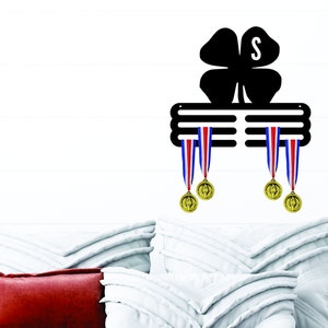 Clover Medal Holder, 4 Leaf Clover Medal Holder, Youth Medal Holder, Medal Holder