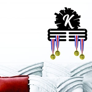 Pom Medal Holder, Pom Medal Hanger, Pom Medal Display, Personalized Medal Holder, Medal Holder, Medal Hanger