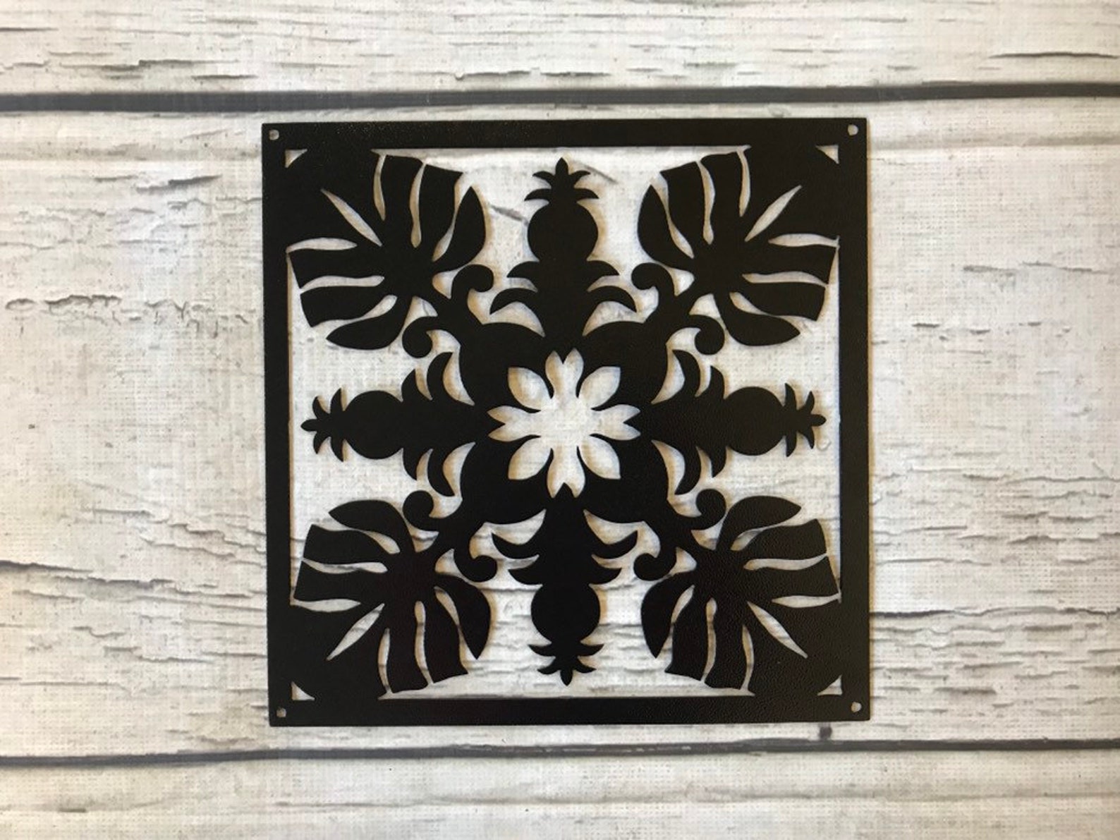 Pineapple Barn Quilt Hawaiian Barn Quilt Hawaiian Pineapple Etsy