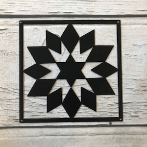 Star Barn Quilt, Metal Barn Quilt, Jewish Star Barn Quilt