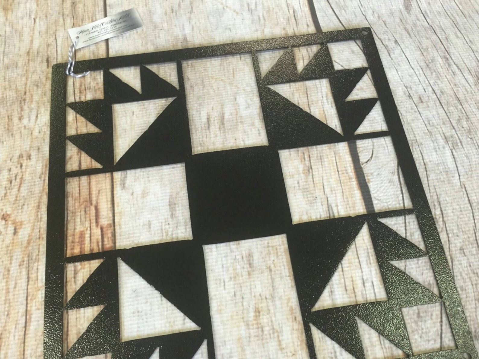 Bear Paw Barn Quilt Bear Paw Quilt Block Barn Quilt Metal Etsy