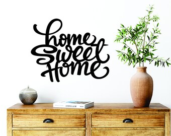Home Sweet Home Sign, Home Sweet Home Metal Sign, Home Sign