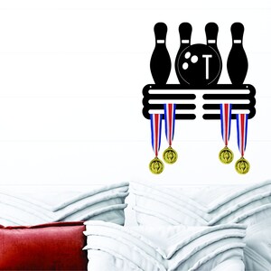 Bowling Medal Holder, Bowling Medal Hanger, Bowling Medal Display, Bowling Gift, Medal Holder, Youth Medal Holder, Medal Hanger