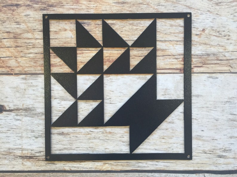 Tulip Basket Barn Quilt Block Metal barn quilt Etsy