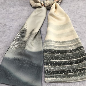 Sciarpa kimono di seta ispirata allo Zen SPEDIZIONE GRATUITA