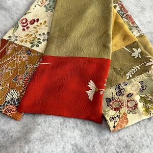 Autunno in Giappone —sciarpa kimono in seta SPEDIZIONE GRATUITA NEGLI USA