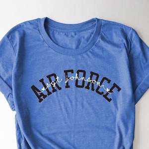 Air force shirt with name, personalized air force shirt, air force shirt for wife, air force shirt for girlfriend, air force shirt for mom